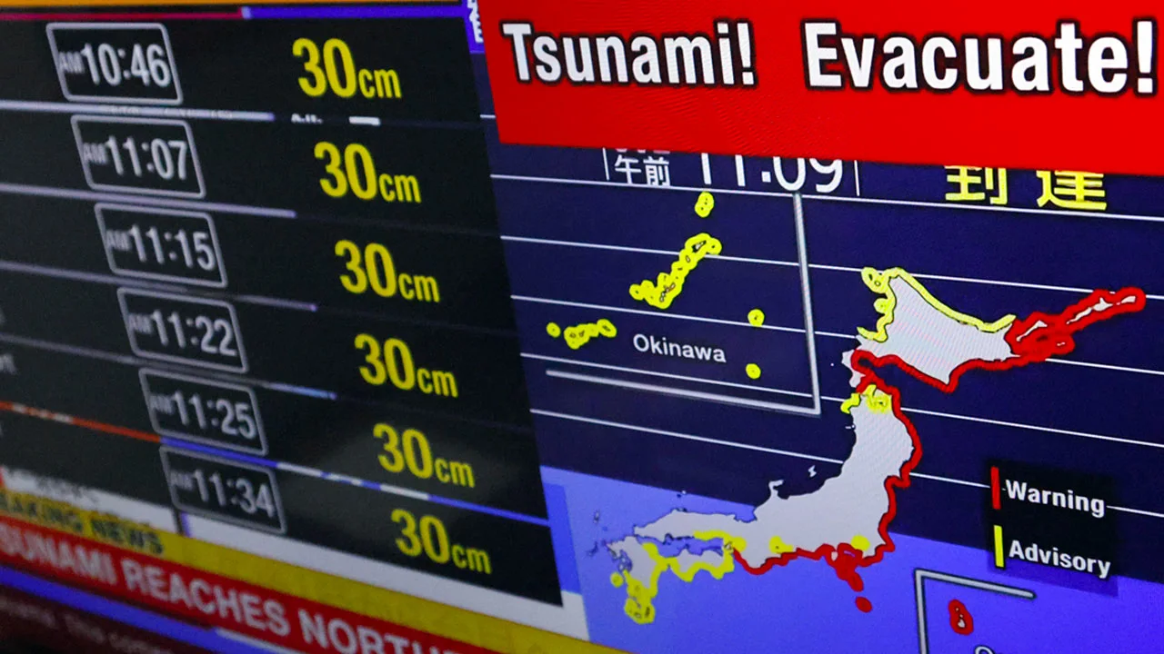 Japan beveelt evacuatie van meer dan 1,9 miljoen mensen na tsunamiwaarschuwing