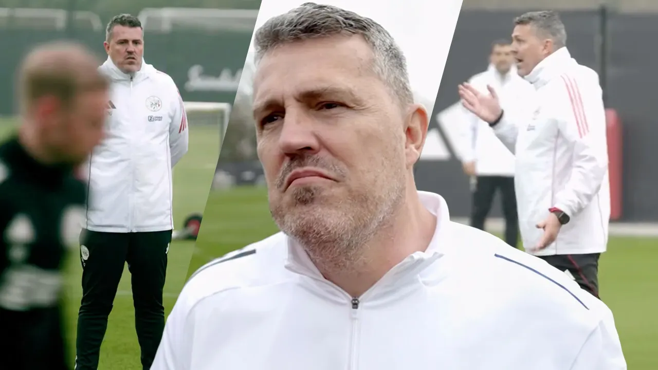 Video: Óscar García bloedfanatiek tijdens eerste Ajax-training: 'Inzet en alles geven!'