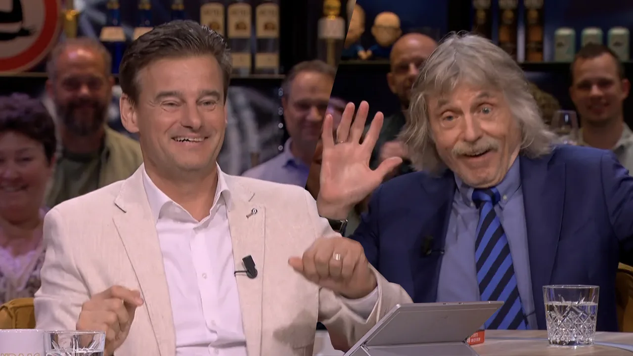 Johan danst op voorproefje van Wilfred zijn EK-nummer: 'Jij maakt wat hits!'