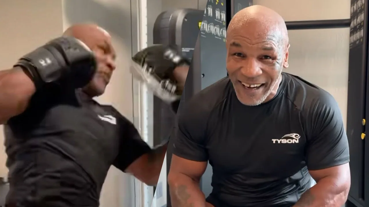 Mike Tyson deelt beelden van training voor gevecht met Jake Paul: ‘Get ready baby, fire in the house!'