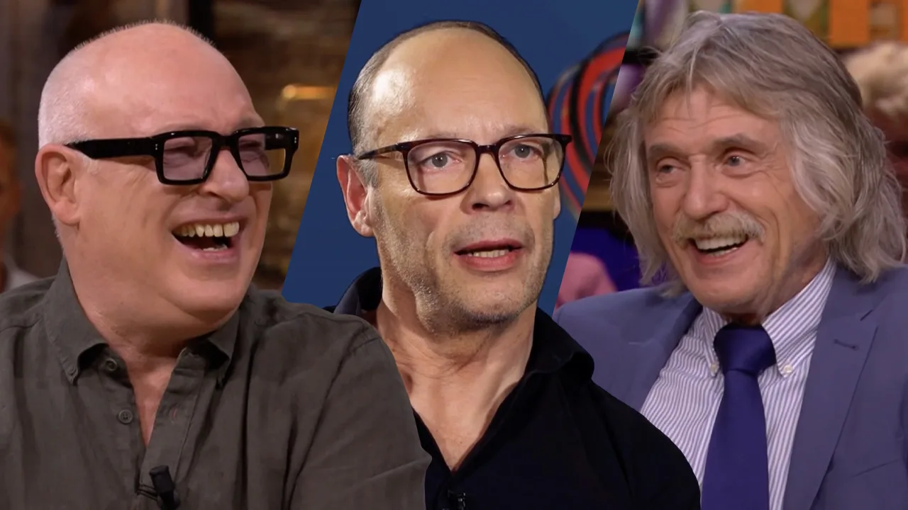Johan, Wilfred en René nemen op hilarische wijze afscheid van Directeurtje