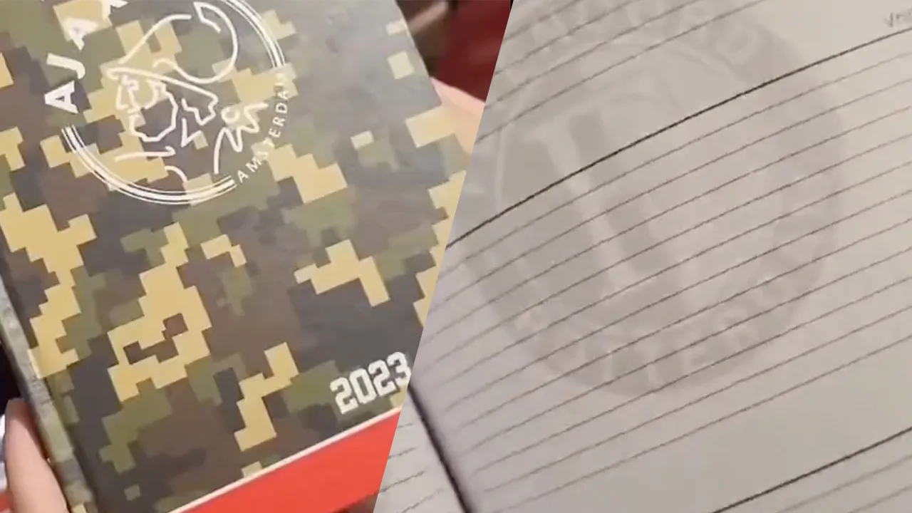 Video: Pijnlijke fout: Feyenoord logo afgedrukt in schoolagenda van Ajax