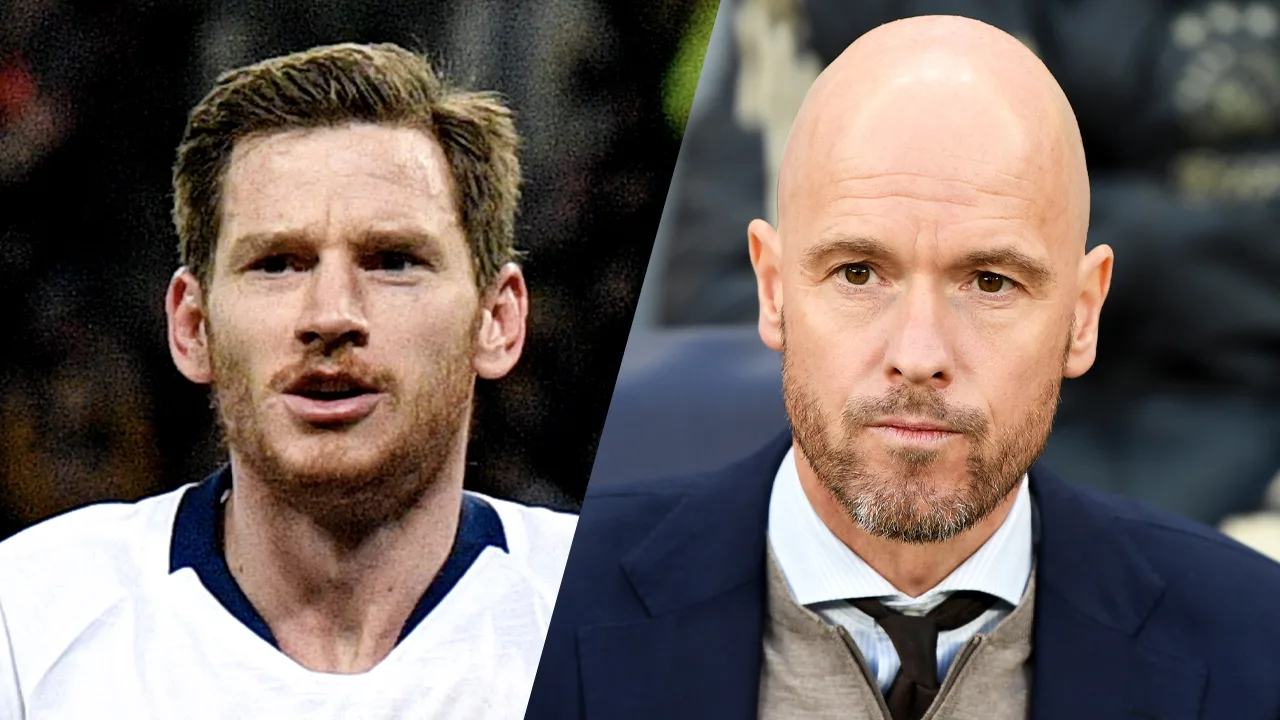 Ten Hag: 'Natuurlijk volgen wij de situatie van Vertonghen nadrukkelijk'