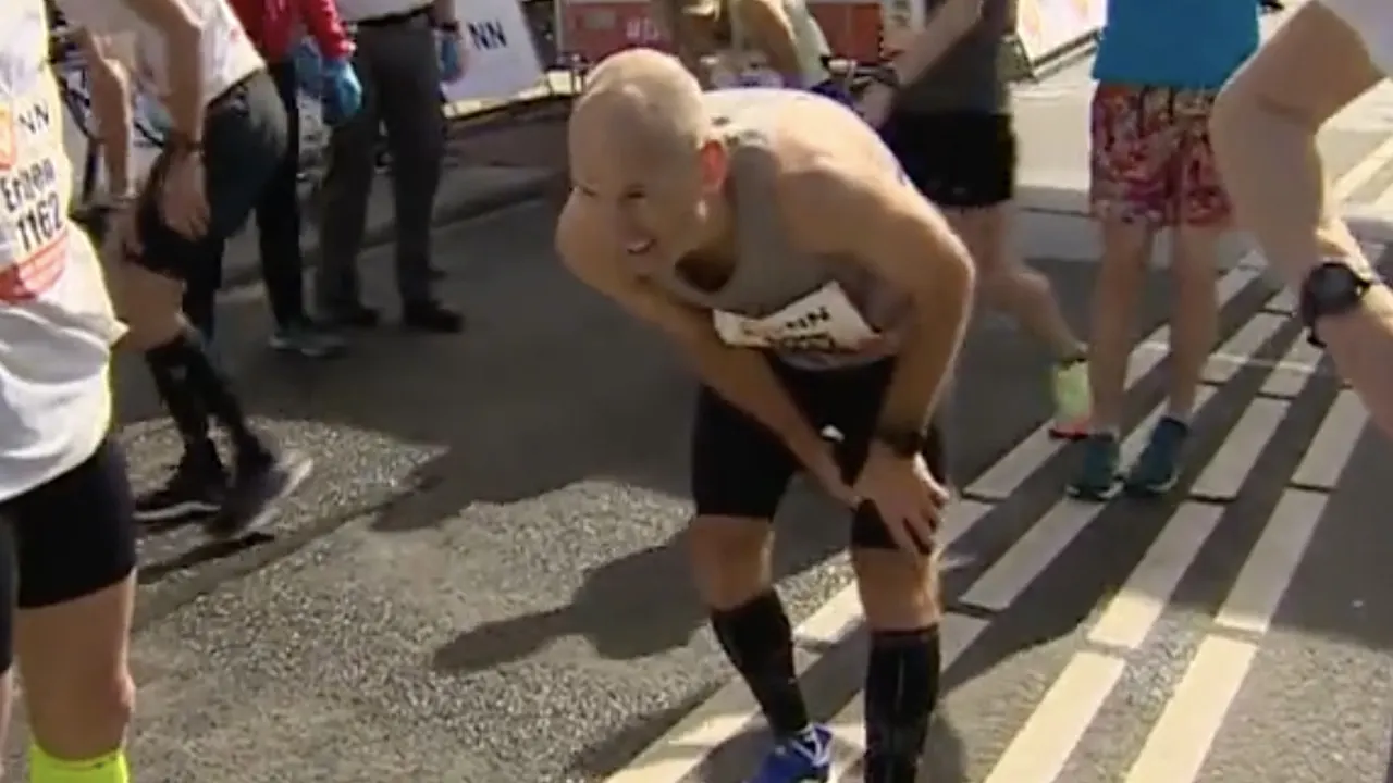 Robben volbrengt eerste marathon: 'Ik heb het gehaald, maar daar is alles mee gezegd'