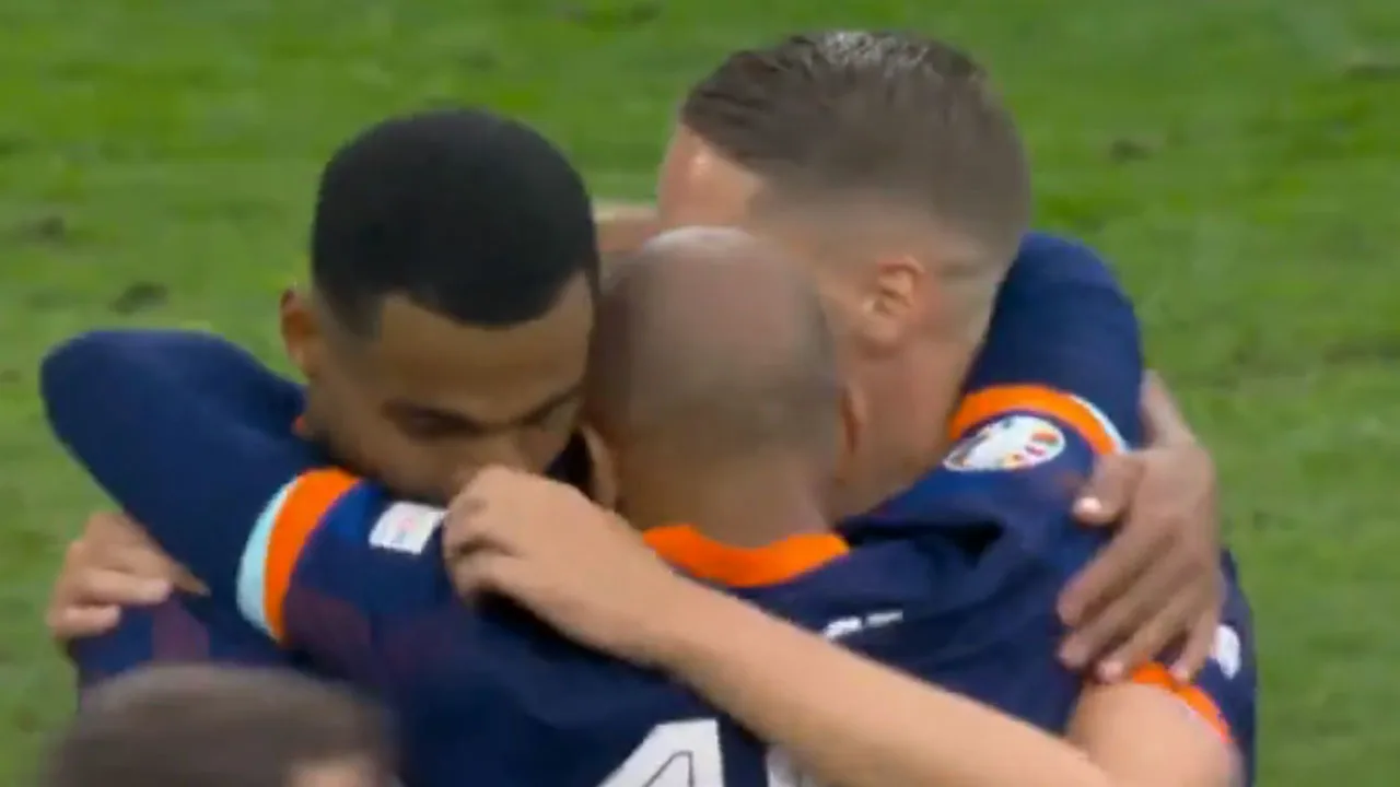 Videogoal: Malen verdubbelt de score van het Nederlands elftal tegen Roemenië