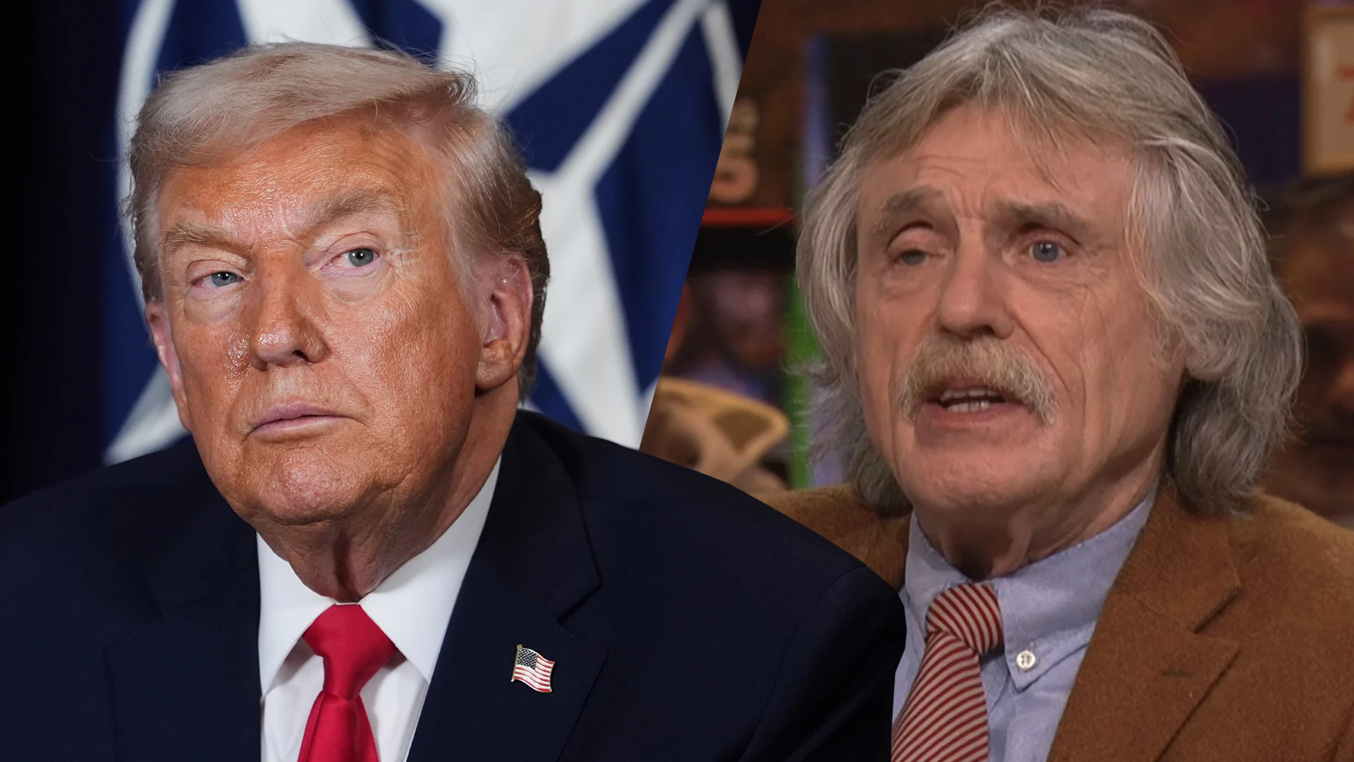 Johan Derksen: 'Ik vind het echt belachelijk om Donald Trump met Adolf Hitler te vergelijken'