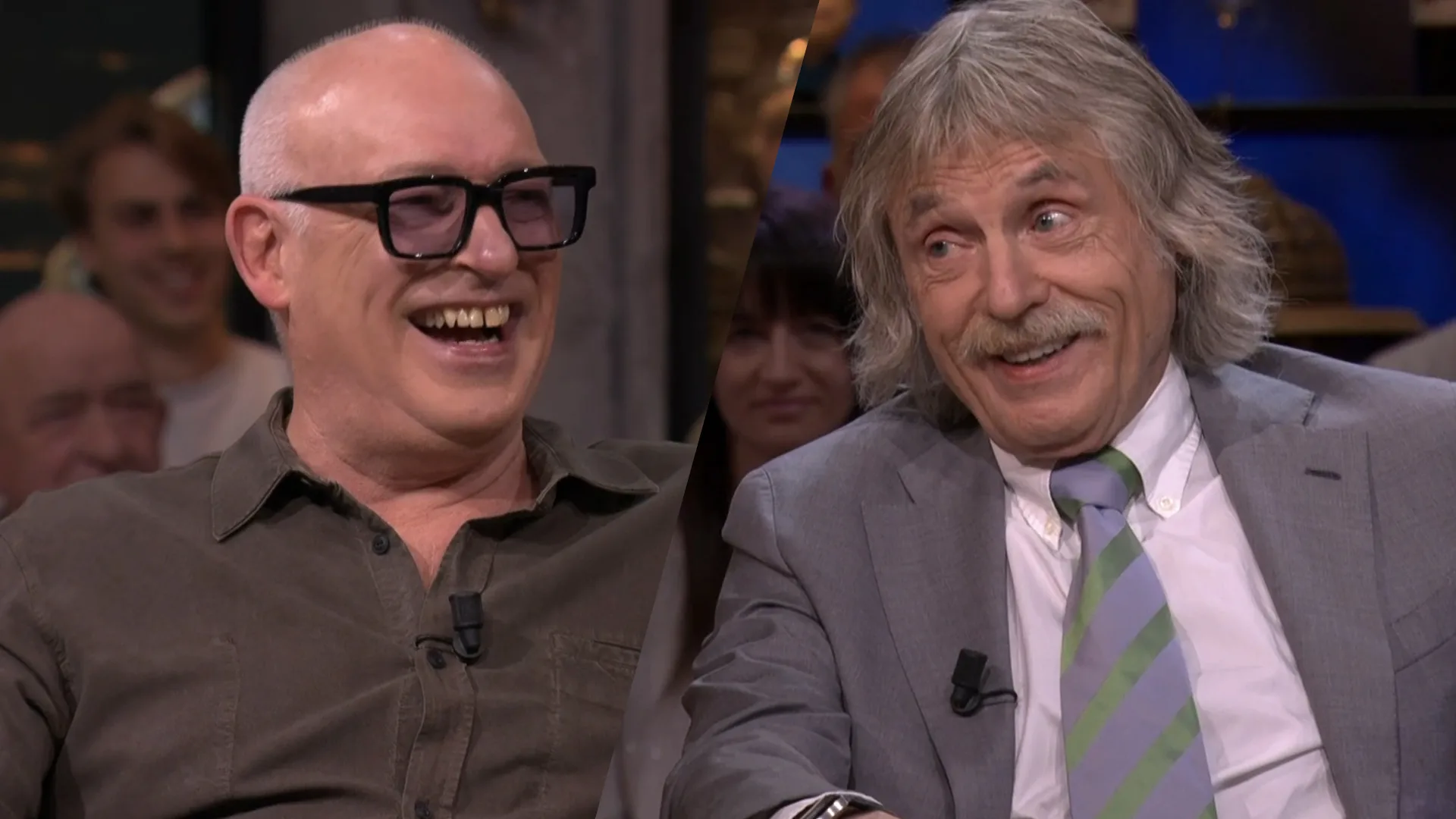 René moet lachen om ochtendroutine van Johan