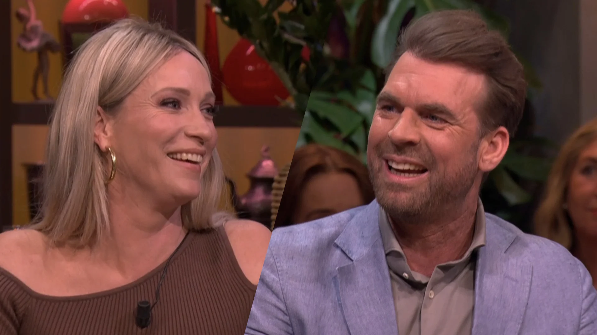 Rutger Castricum tegen Hélène: ‘Als wij dit soort vragen aan jou stellen, staan we morgen in het AD'