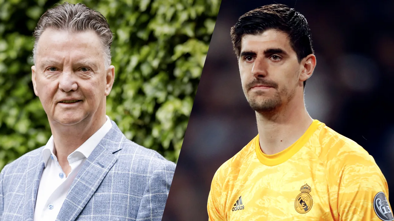 Van Gaal leest Courtois opnieuw de les: 'U kent het antwoord al. Ik heb gelijk'