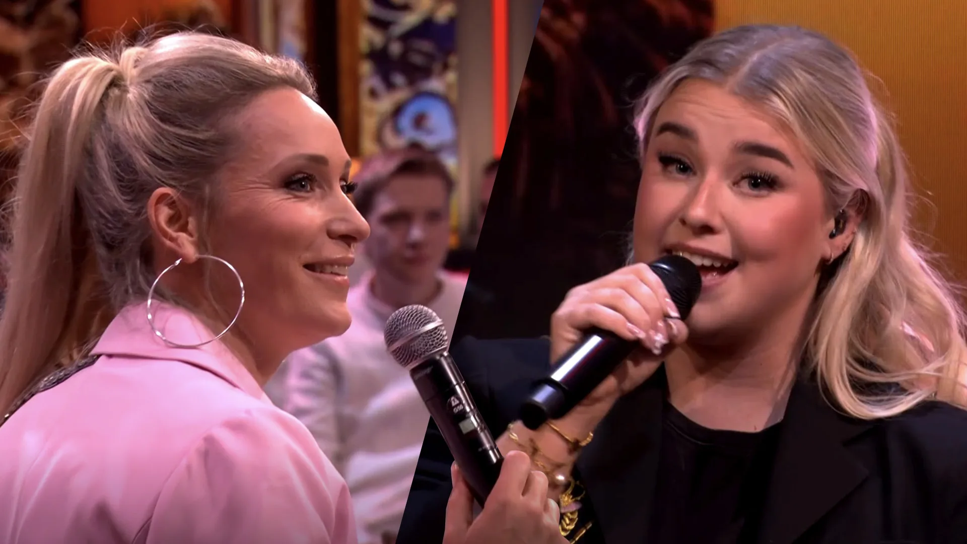 Hélène en Senna zingen samen ‘Kleine Vogel’ in commercialbreak van De Oranjewinter