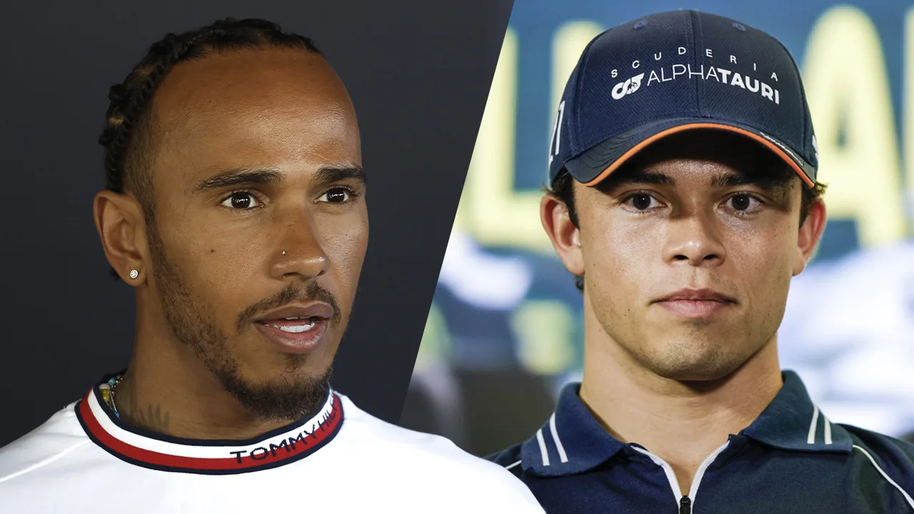 Hamilton reageert op ontslag De Vries: 'Het is verbazingwekkend wat Red Bull doet'