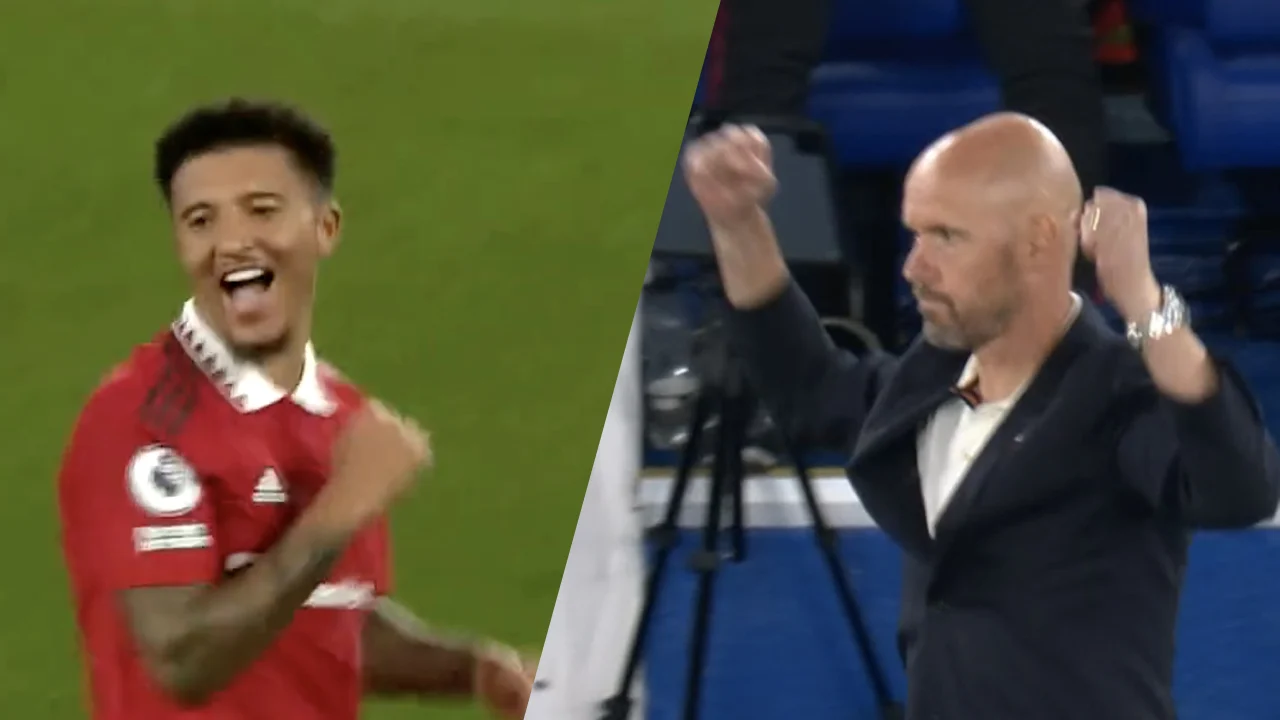 Videogoal: Sancho zet Man United op voorsprong tegen Leicester