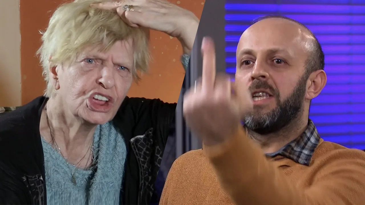 Heftige burenruzie in Mr. Frank Visser om webcamseks en tomatensoep