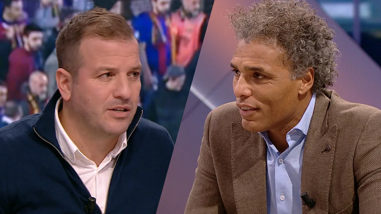 Van Hooijdonk clasht met Van der Vaart in Studio Voetbal: 'Dat is zó denigrerend!'