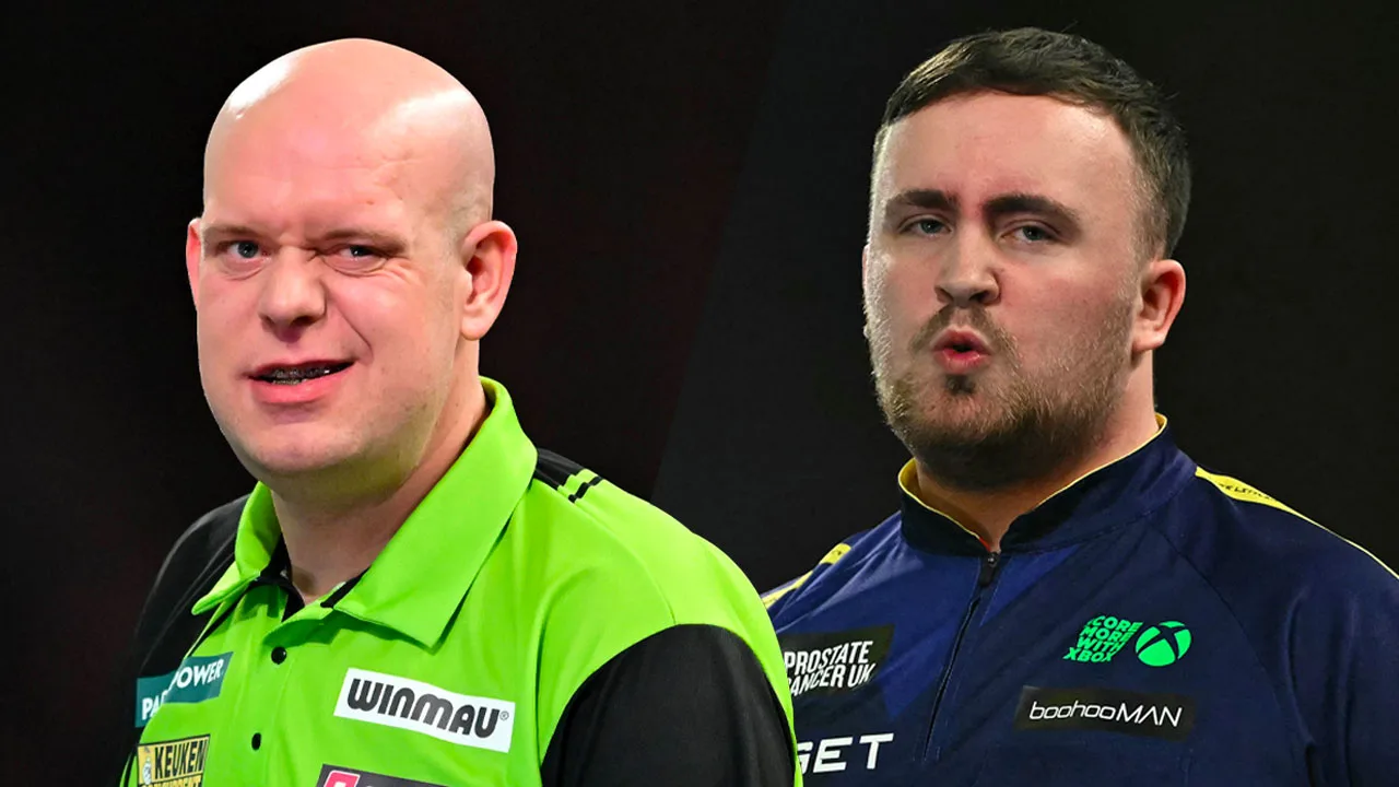 Van Gerwen in finale WK darts tegen 17-jarige Littler