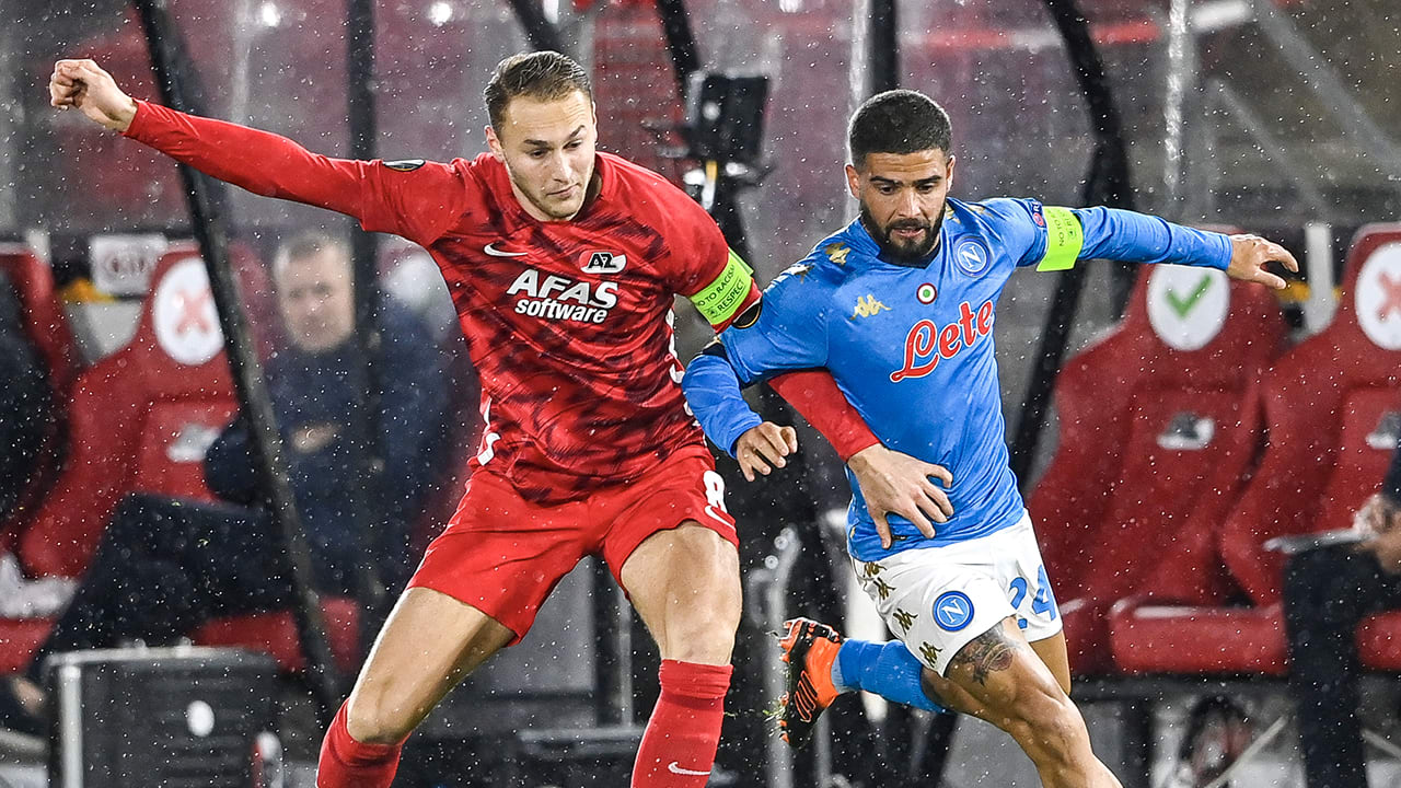 AZ heeft na knap gelijkspel tegen Napoli alles nog in eigen hand