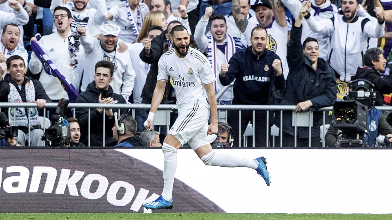 Benzema beslist stadsderby in voordeel Real Madrid