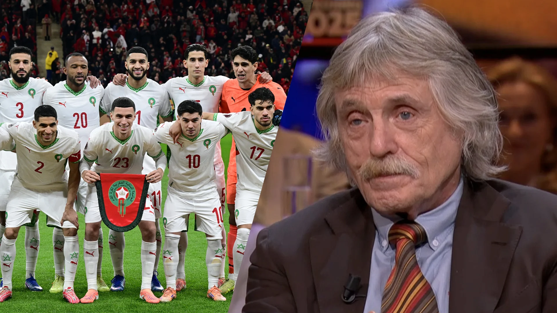 Wat vindt Johan Derksen ervan dat Marokko alsnog is uitgeroepen tot winnaar van de Afrika Cup?