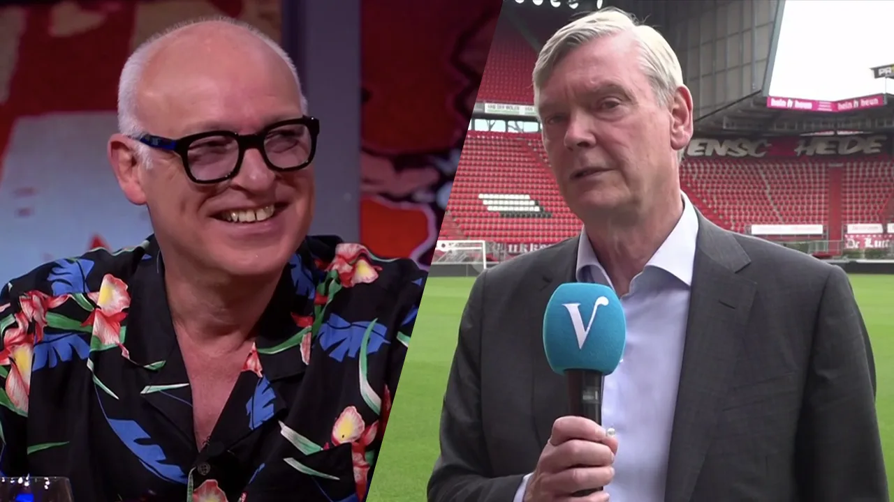 René lacht om algemeen directeur FC Twente: 'Is dit de TV Kantine?'