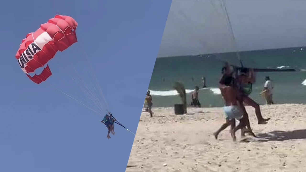 Bizar! Vrouw 'seksueel misbruikt' tijdens parasailen in Tunesië: 'Ik was echt bang'