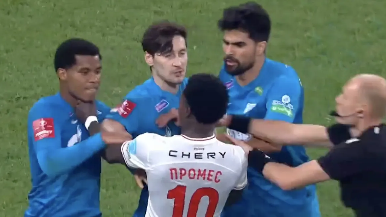 Video: Quincy Promes aanstichter van flink opstootje in Rusland