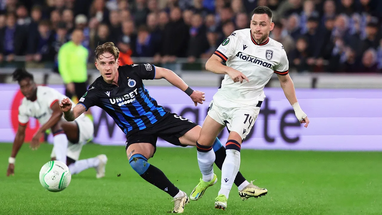 SAMENVATTING: Club Brugge - PAOK (kwartfinale Conference League)