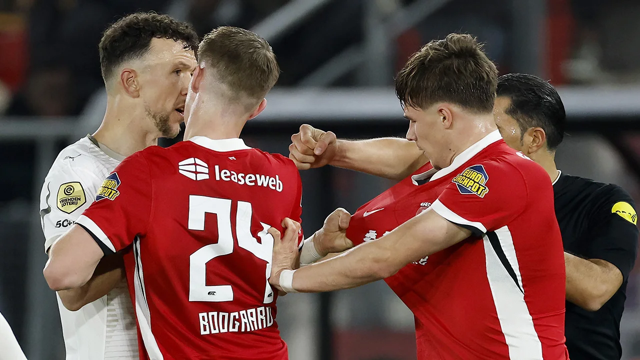 Video: Wouter Goes eist wederom de hoofdrol op tijdens akkefietje met Ivan Perišić