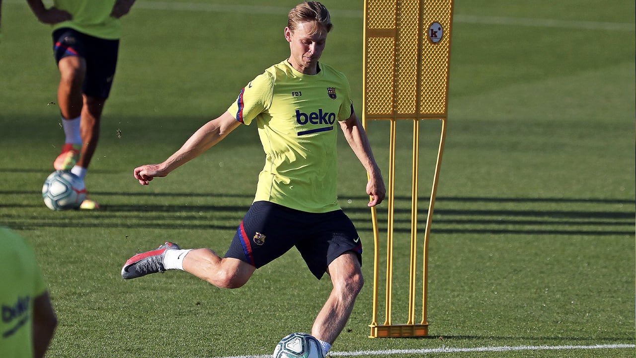 Frenkie de Jong hervat groepstraining Barcelona