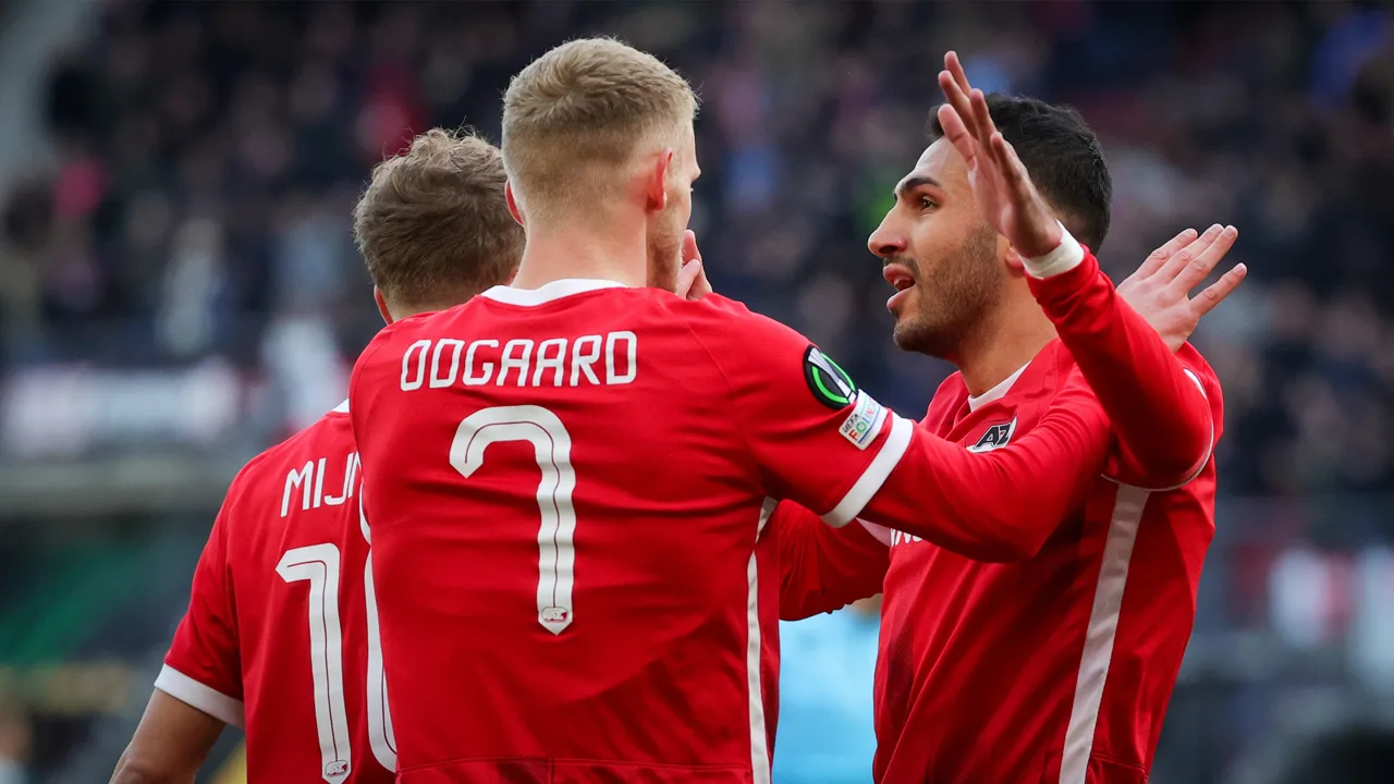 AZ na strafschoppen naar halve finale Conference League