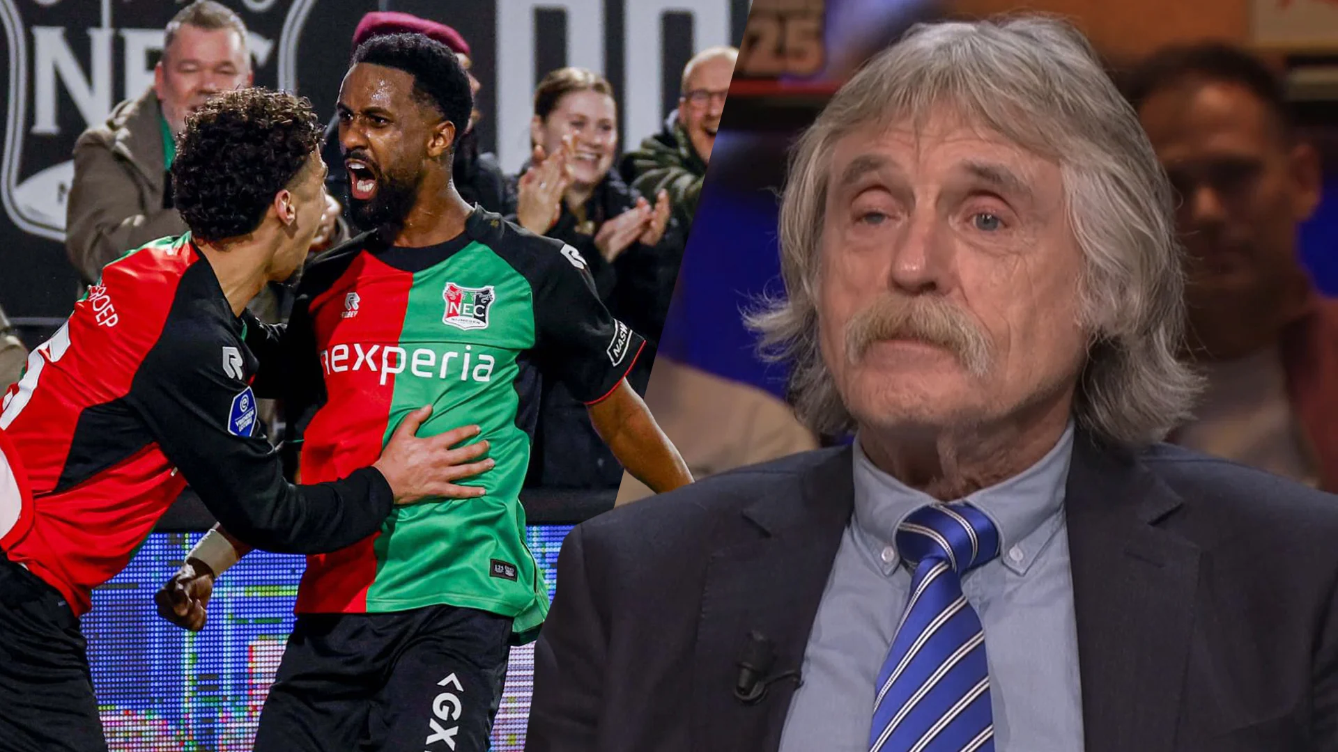Johan Derksen trots op zijn NEC na behalen bekerfinale: 'Fantastisch!'