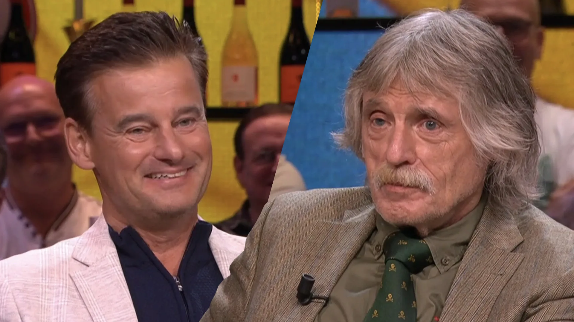 Wilfred Genee stond aan de deur van Johan Derksen: 'Hebt me gewoon buiten laten staan…'