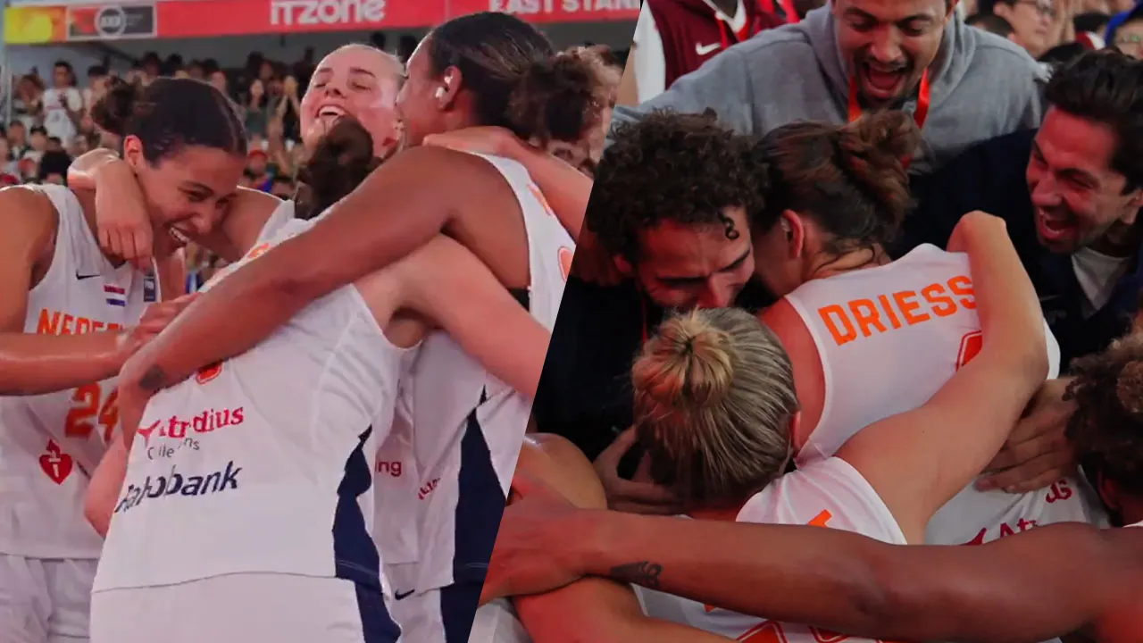 Nederlandse 3x3-basketbalsters schrijven geschiedenis met eerste wereldtitel