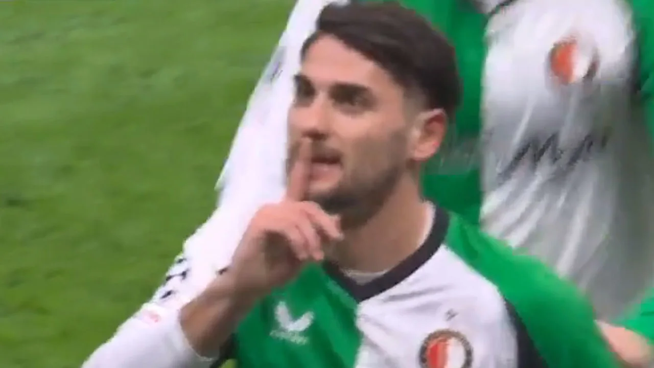 Videogoal: Carranza kopt Feyenoord op gelijke hoogte tegen AC Milan