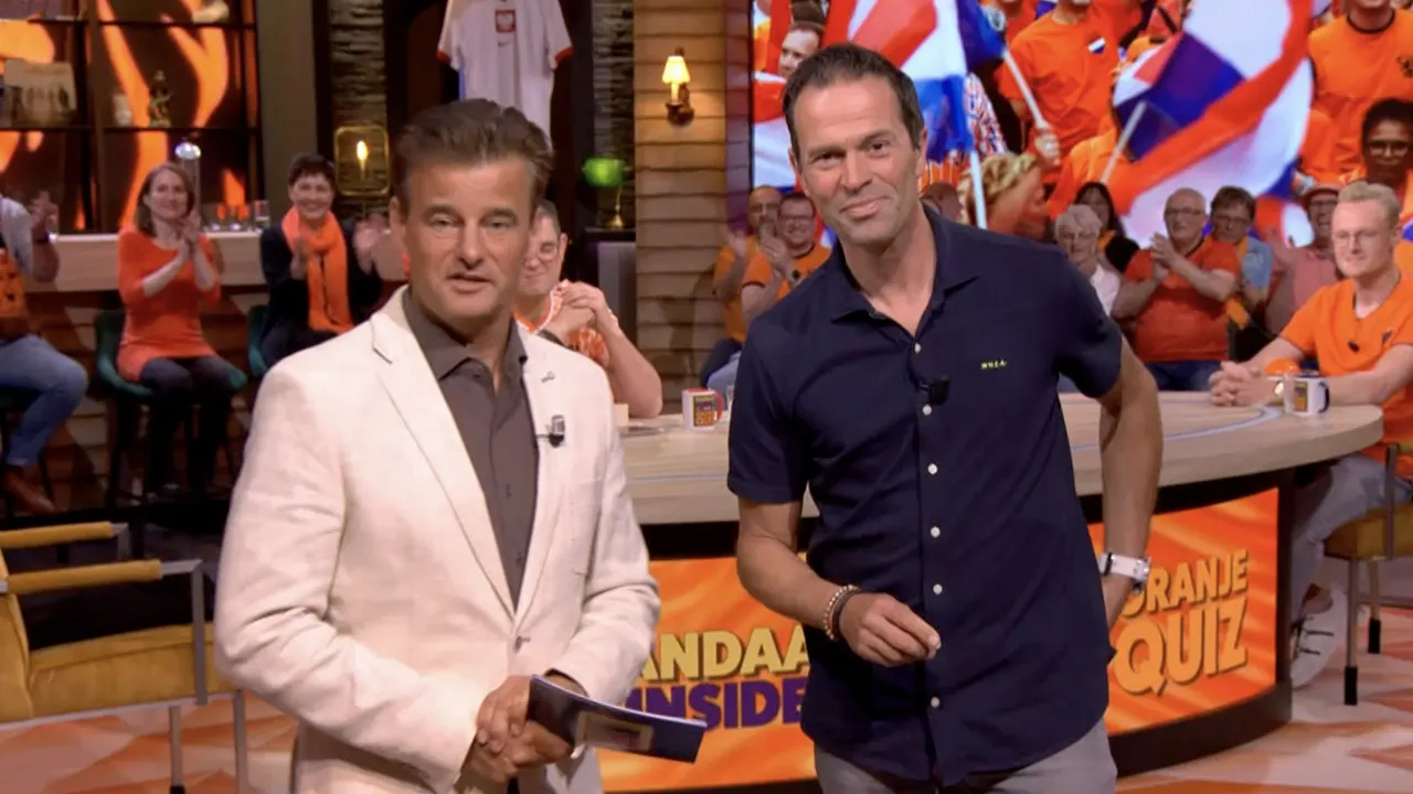 Wilfred en jurylid Bas Nijhuis over Vandaag Inside Oranje Quiz: 'Hier ben ik héél streng!'