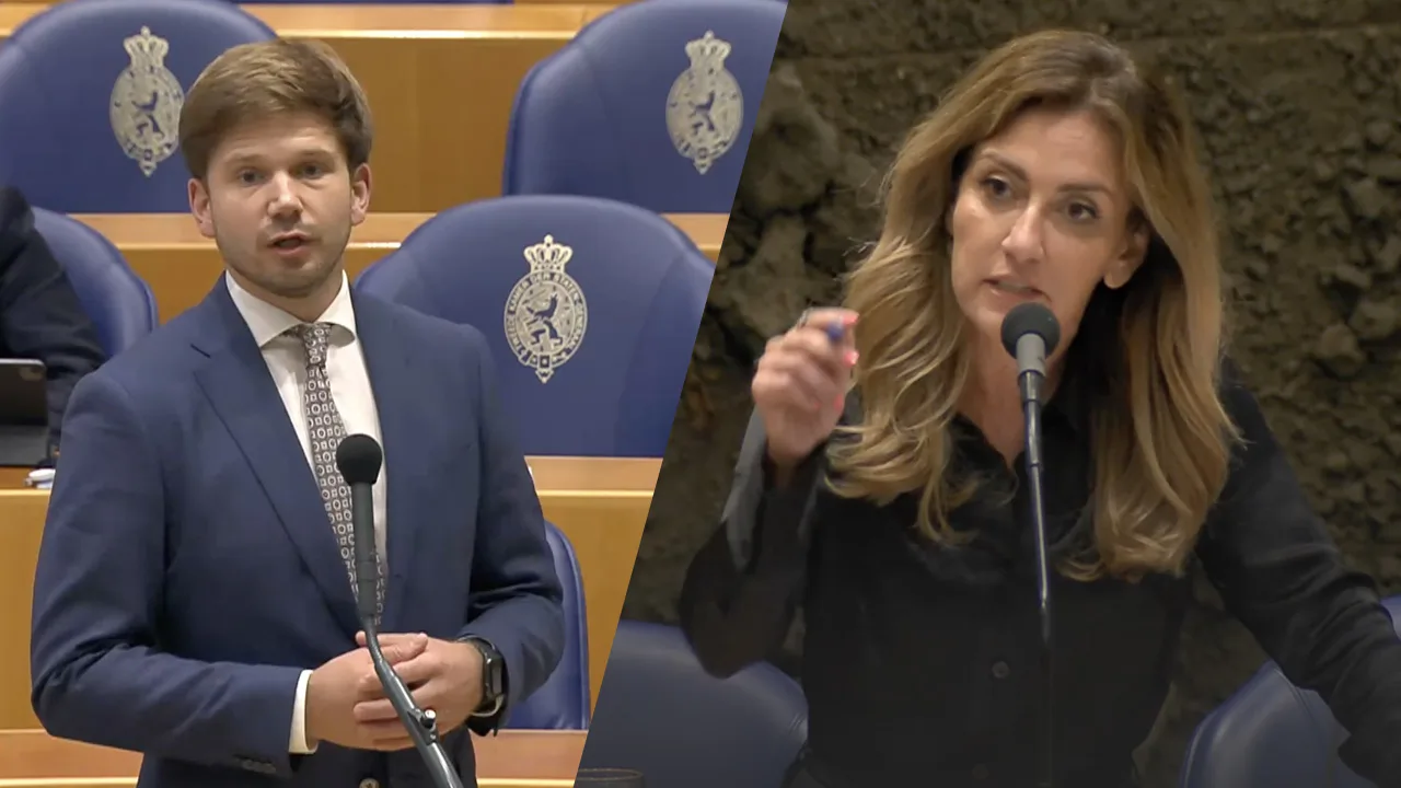 Yesilgöz en Van Meijeren botsen tijdens debat: 'Dan ben je niet goed wijs!'