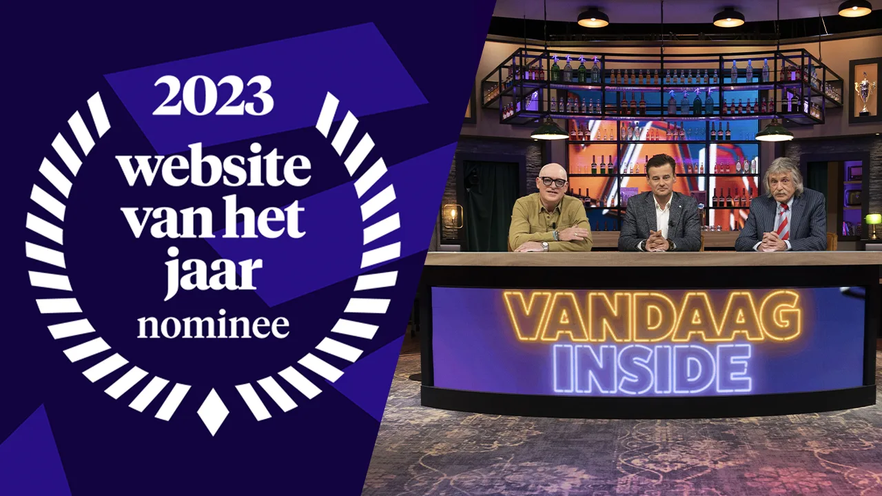 Stem nu op Vandaag Inside voor Website van het Jaar
