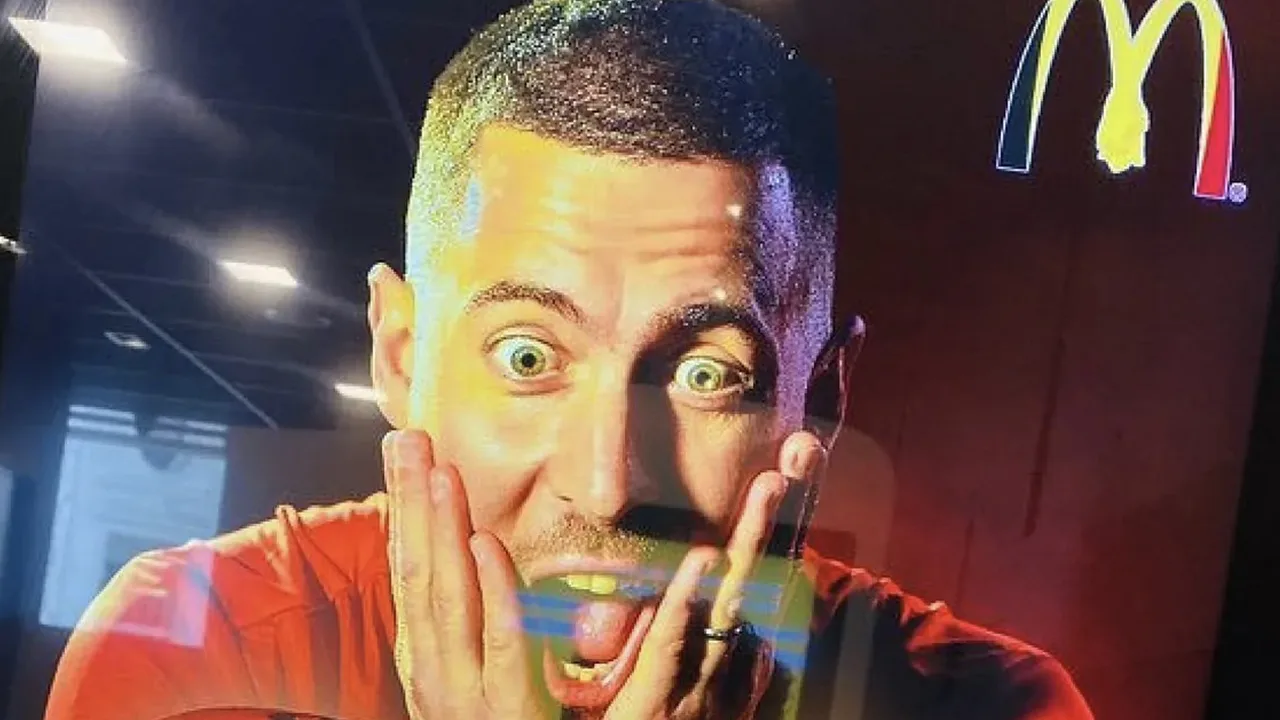 Hazard is het gezicht van de nieuwe reclamecampagne van McDonald’s