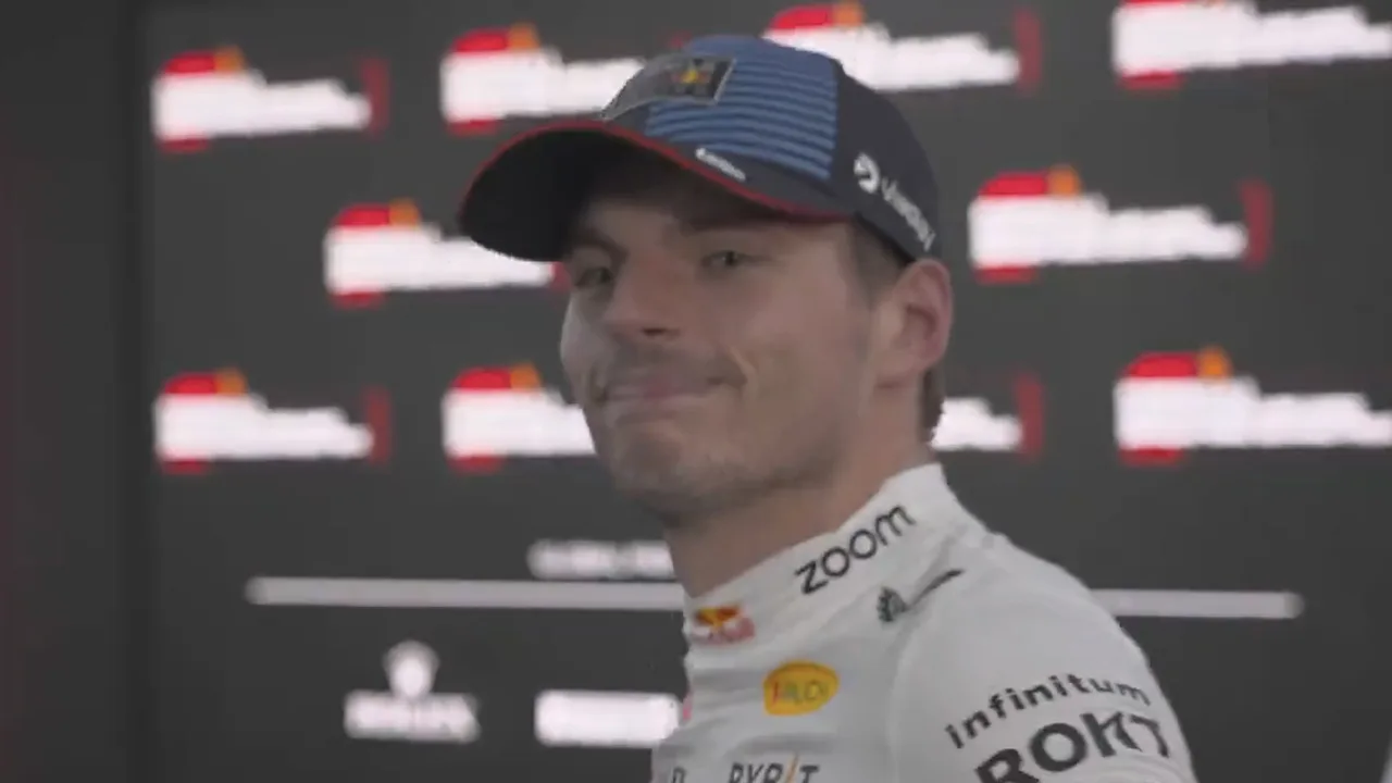 Video: Max Verstappen loopt weg tijdens interview na vraag over zijn FIA-taakstraf