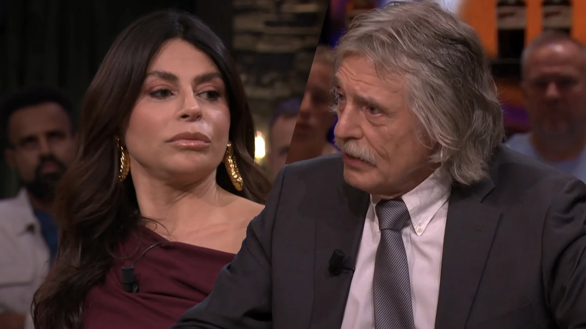 Johan tegen Olcay: 'Ik vind deze insinuatie over Wierd Duk helemaal niet leuk!'