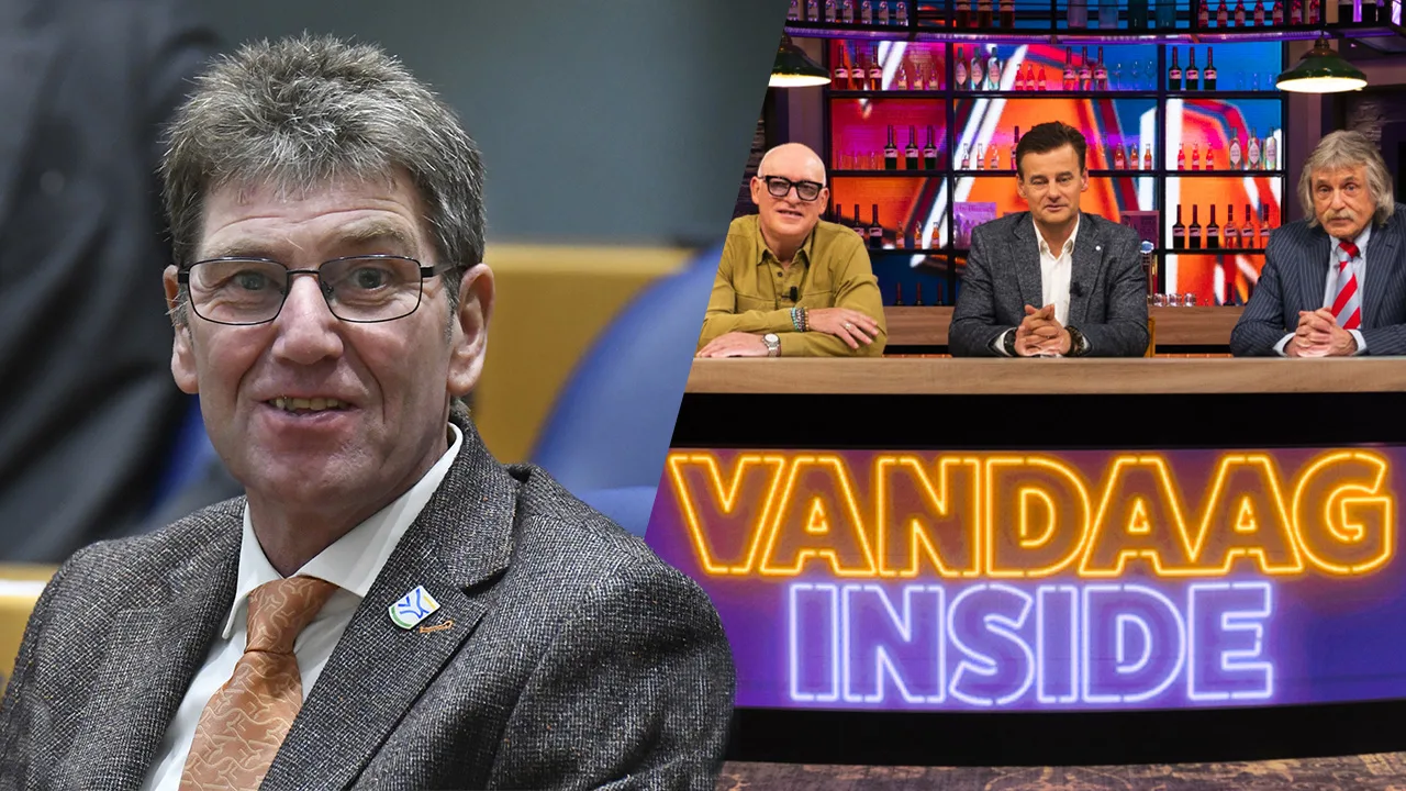 PVV-Kamerlid Willem Boutkan reageert op verschijning in Vandaag Inside