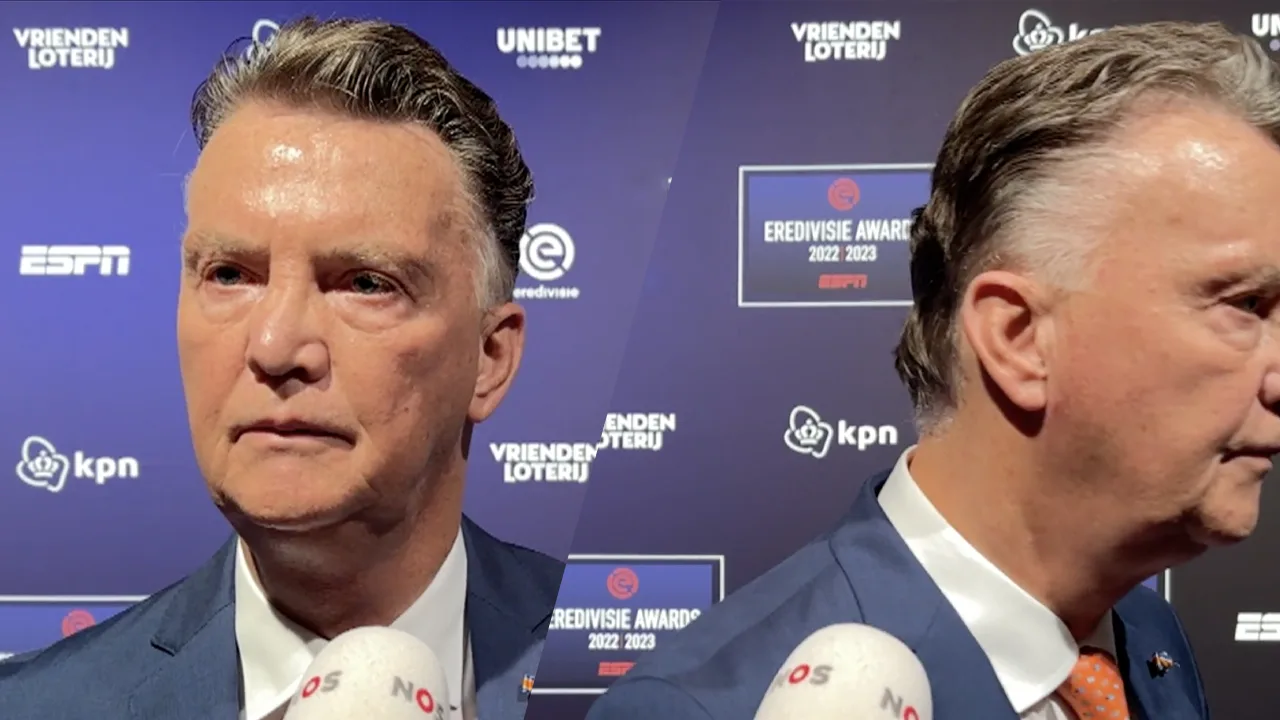 Van Gaal tegen NOS-verslaggever: 'Je bent gewoon een valse man, tot ziens!'