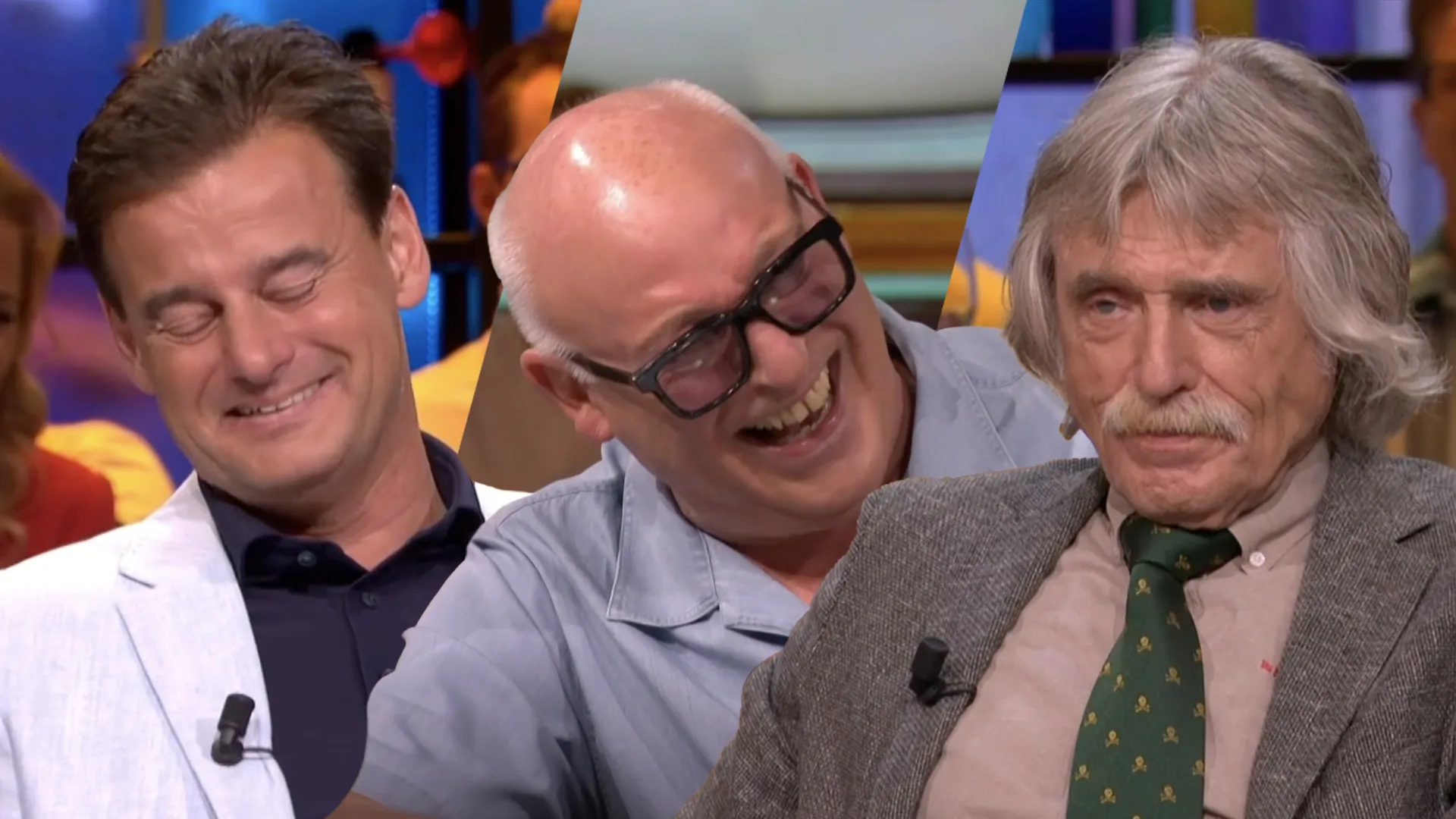 Wilfred Genee schiet in de lach: 'Jullie zitten volledig langs elkaar heen te praten!'