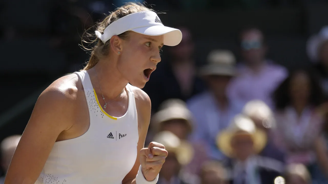 Rybakina eerste Kazachse speelster die Wimbledon wint