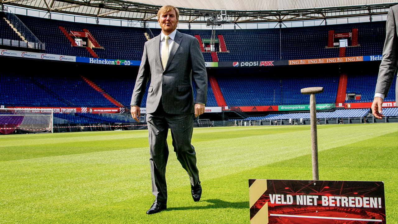 Wat zei Ajax-fan Willem-Alexander in De Kuip?