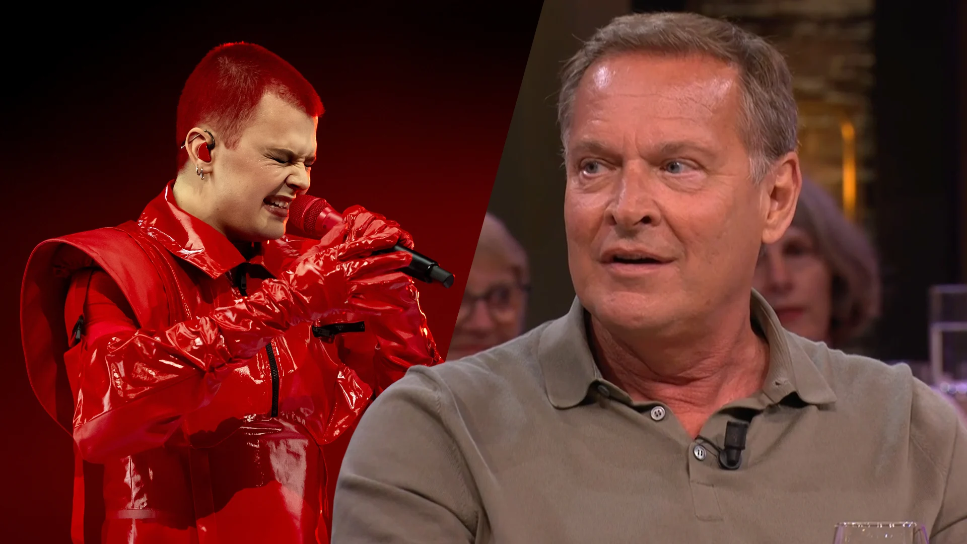 Albert keek halve finale Songfestival: 'Het leek wel een gesticht!' 