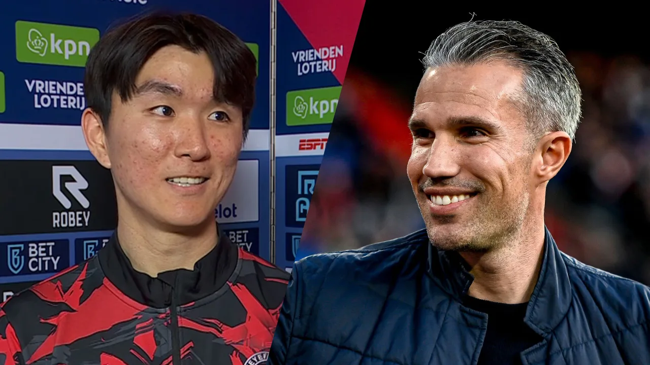 Hwang In-beom onder de indruk: 'Van Persie heeft nu nog steeds de beste techniek van de selectie'