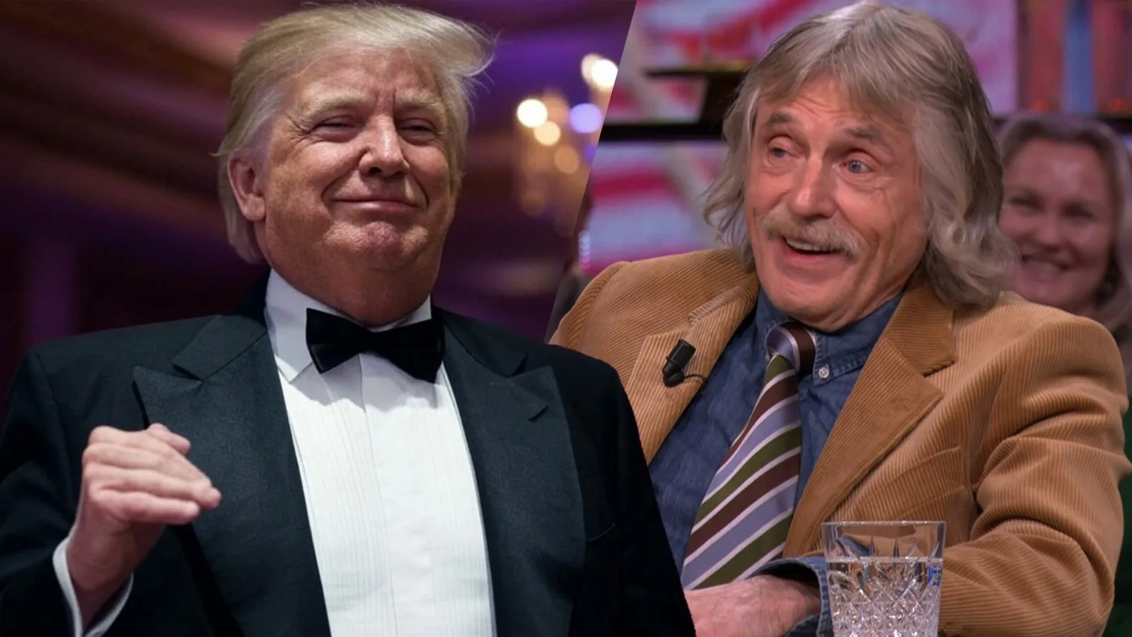 Johan genoot van Trump-show: 'Vooral van de zure gezichten van de democraten'