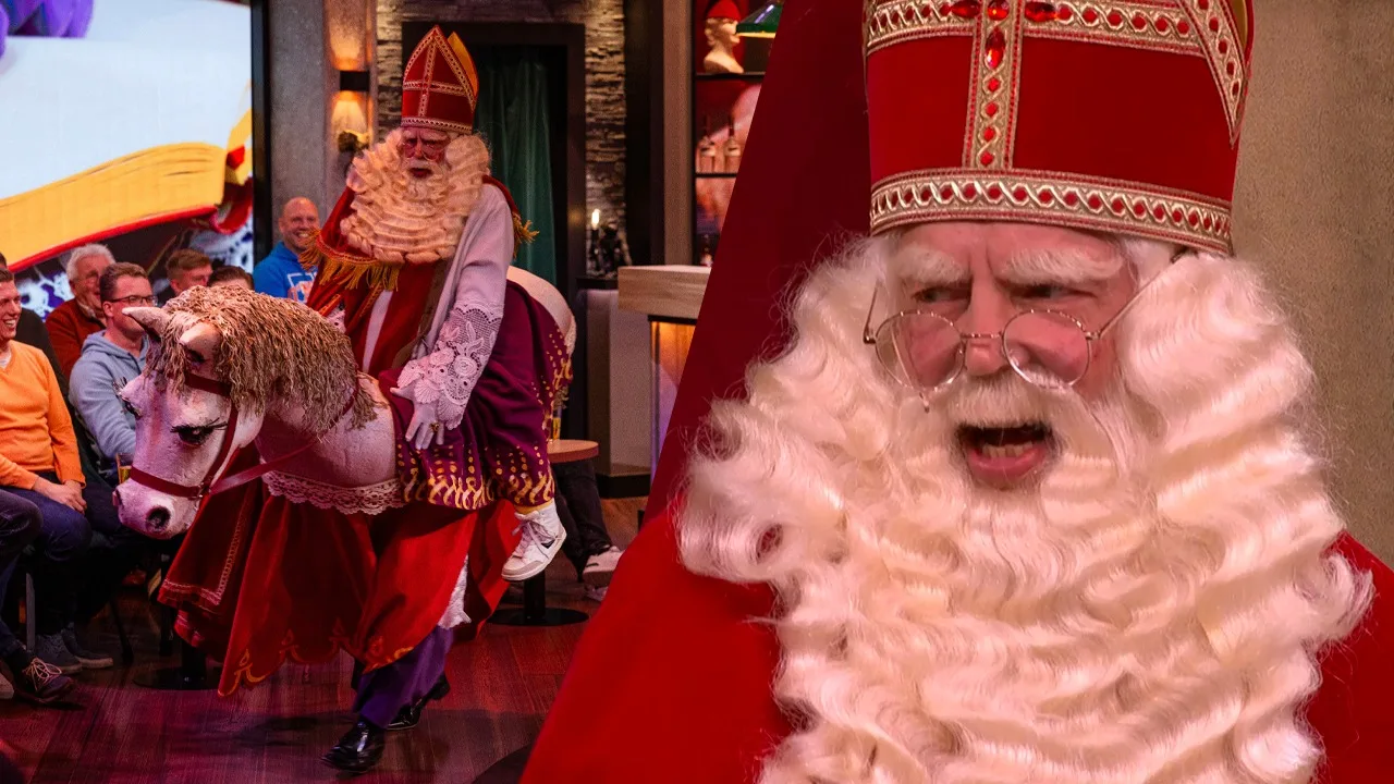 Sinterklaas zorgt met paard voor CHAOS in Vandaag Inside-studio: 'Kutbeest!'
