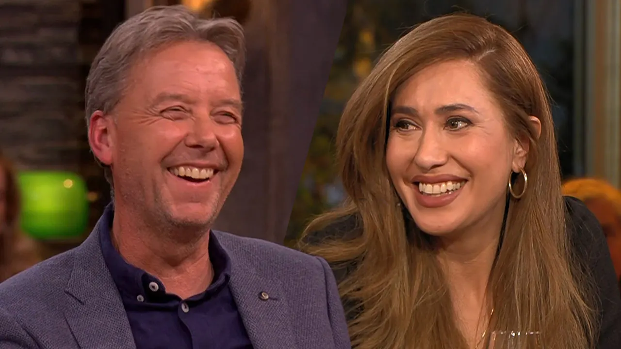 Fidan Ekiz en Valentijn Driessen woensdag aan tafel bij De Oranjezomer!