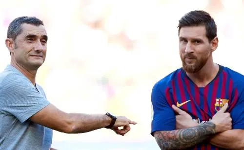 Valverde fluit Messi terug bij Barcelona